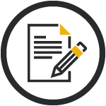 Document and Pencil Icon